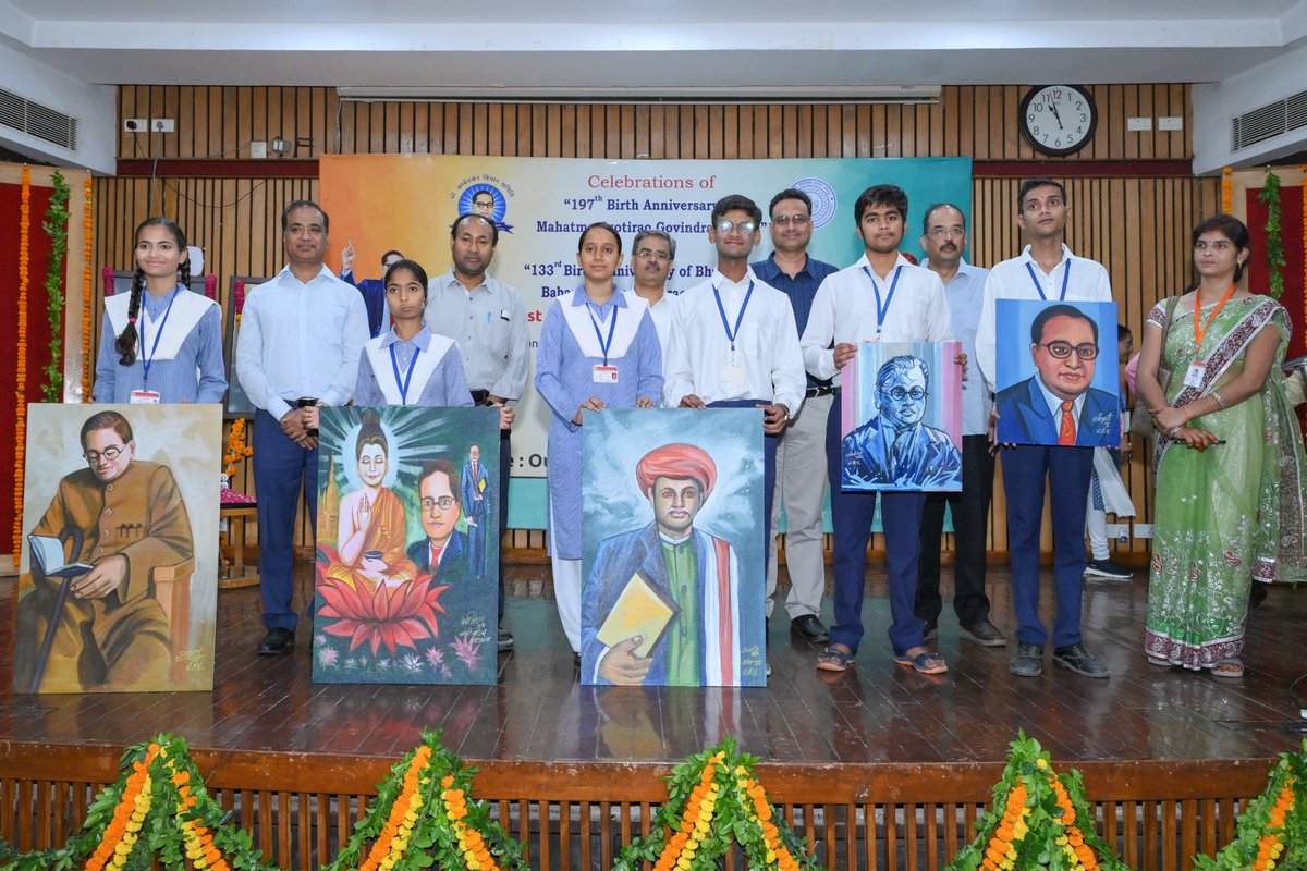IITKanpur's tweet image. The 133rd Birth Anniversary of Dr. Bhimrao Ambedkar and 197th Birth Anniversary of Mahatma Jyotirao Govindrao Phule were celebrated with much fanfare on campus.
#culturalprogram #ambedkar #ambedkarjayanti2024 #IITKanpur #iitk