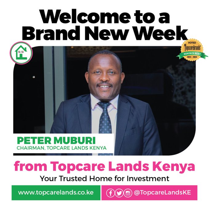 🌟 Wishing all our dear investors a prosperous and joyful week ahead!  #TopcareLandsKenya #InvestmentOpportunities #HappyWeek #builtontrust