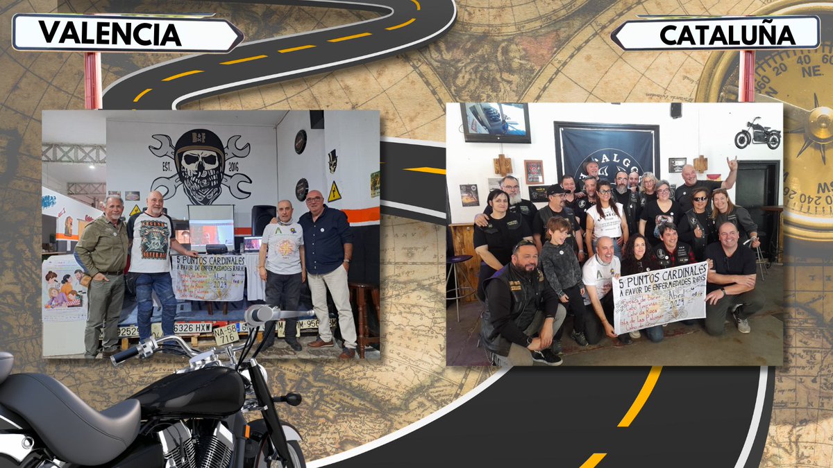 🏍️Moteros Solidarios (<a href="/solirider360/">solirider360</a> ) continúan imparables conquistando ciudades en un viaje en el que las #enfermedadesraras son las protagonistas.

¡Gracias por el esfuerzo y el apoyo! Juntos somos más fuertes.🍀

Sigue todos los detalles del viaje aquí👉bit.ly/3TRgifp