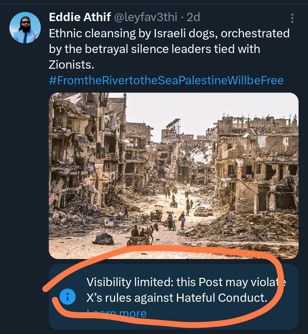 This is somehow they support the Israeli genocide. @elonmusk if you are alive, one day you will witness that Palestine is free from the river to the sea.