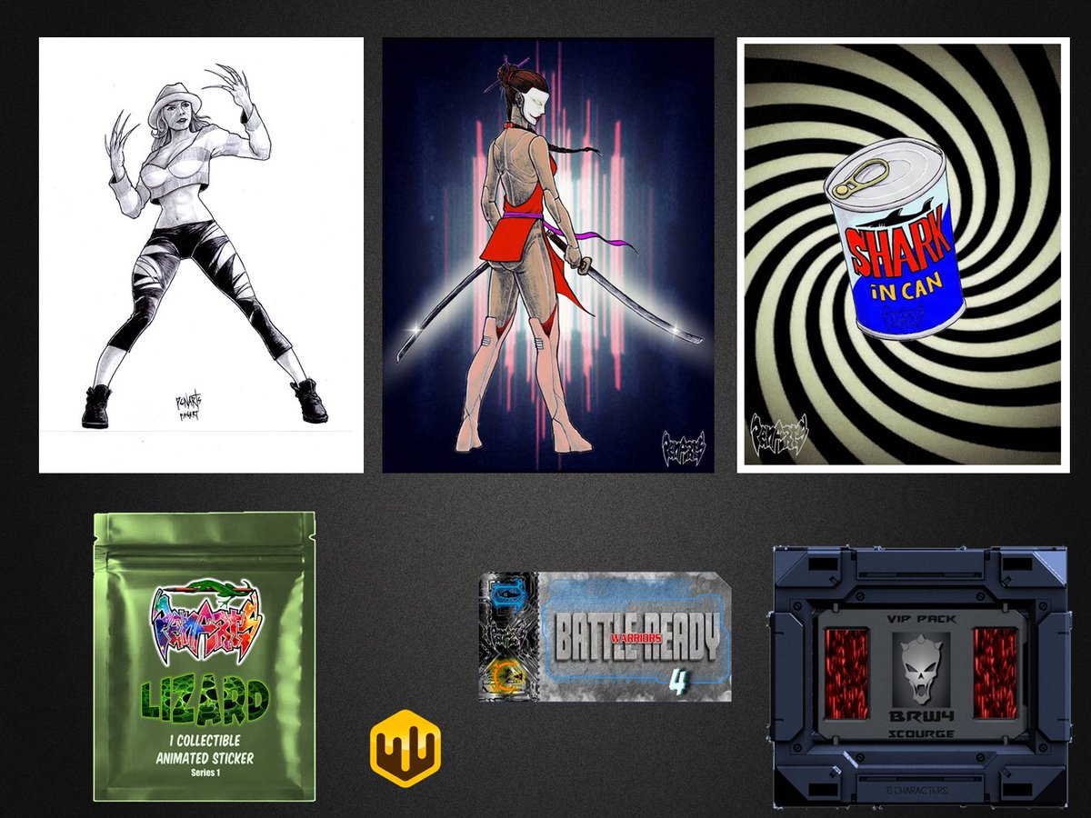 PenArts active drop <a href="/nfthiveio/">NFTHive.io</a>

-Nightmare Legacy FA OS (1/1)
-Vendetta Legacy (4 pcs left)
-Shark in Can Angry (12 pcs left)
-PenArt Lizard Sticker S1 pack
-BRW4 Pack 
-BRW4 Ticket

nfthive.io/drops?collecti…

#WAXNFT #WAXFAM #WAXIAN #NFTartwork
