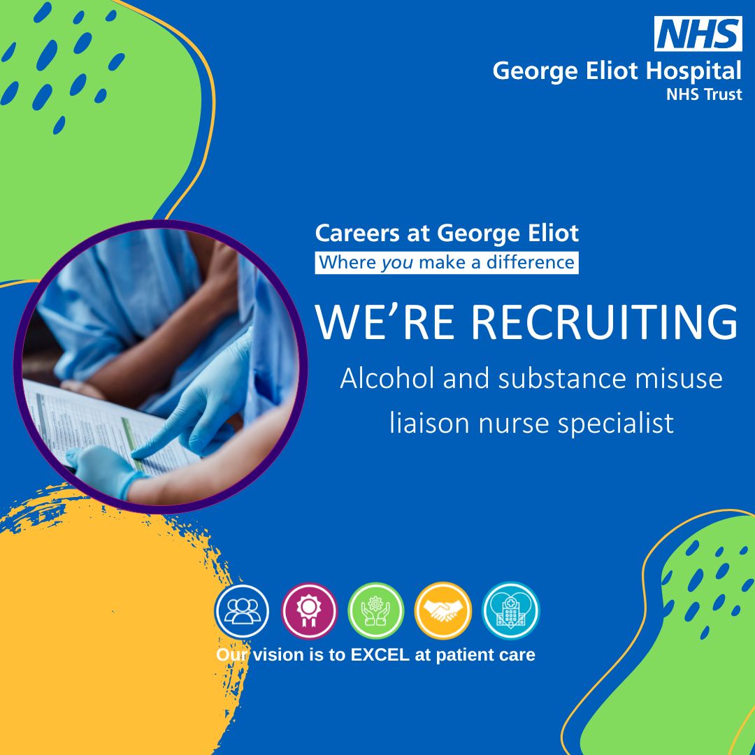 We are looking for an experienced Alcohol and substance misuse liaison nurse specialist to join our team! Interested? Follow the link below to apply: jobs.nhs.uk/candidate/joba…