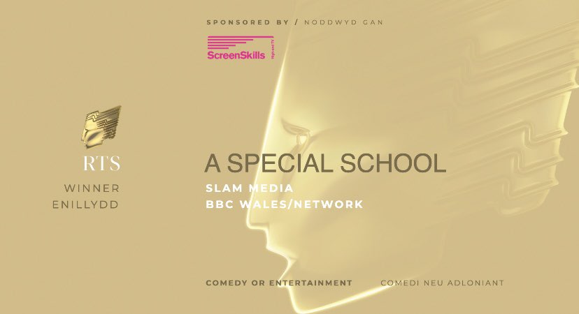 Llongyfs anferthol i A Special School am ennill gwobr RTS Cymru 🥹💖 Mewnwelediad twymgalon i’r hud a’r cariad sydd yn @YsgolYDeri Huge congrats to A Special School for winning an RTS Award @RTSCymruWales 🎉👊🏻 A true insight into the magic that goes on at @YsgolYDeri