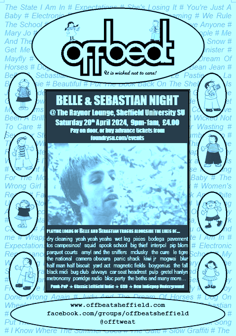 Offbeat indie night tweet media