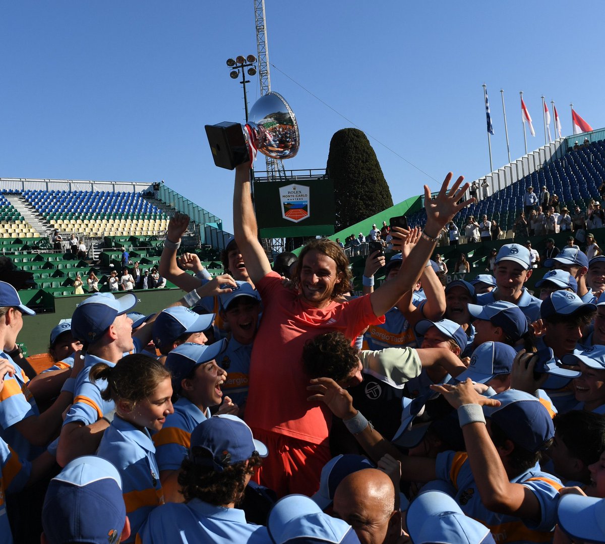 Bir kez ballboy, sonsuza kadar ballboy. #RolexMonteCarloMasters