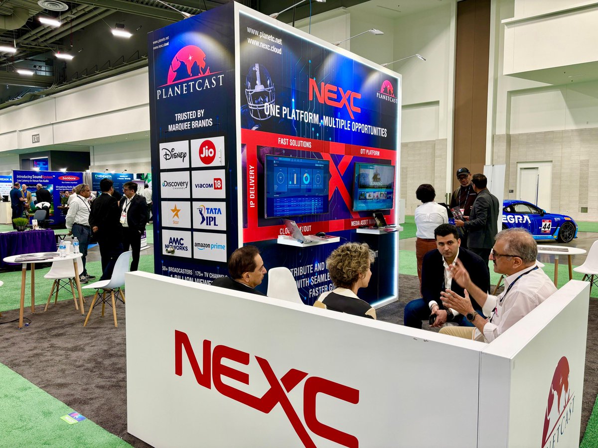 planetcastltd's tweet photo. There's a new solution to tackle all your content orchestration problems at NAB Show 2024!
NexC, our unified cloud native platform is here with its seamless #MediaAssetManagement, #PostProduction, #CloudPlayout, #IPDelivery, #OTT and #FAST services. https://t.co/FeY4NrdXfY