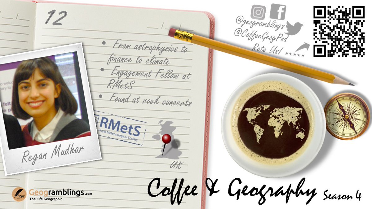 Coffee & Geography (@coffeegeogpod) on Twitter photo 🆕🎙️☕️🌍 Kit Marie & Regan Mudhar chat about the power of music to evoke emotion, diversity & inclusion initiatives at <a href="/RMetS/">Royal Meteorological Society</a>, PhD research into how Arctic warming is changing weather patterns and more!
Head over to on.soundcloud.com/CWGYZQxMX4TkaY… or your favourite podcatcher, now! 🆕🎙️☕️🌍 Kit Marie & Regan Mudhar chat about the power of music to evoke emotion, diversity & inclusion initiatives at <a href="/RMetS/">Royal Meteorological Society</a>, PhD research into how Arctic warming is changing weather patterns and more!
Head over to on.soundcloud.com/CWGYZQxMX4TkaY… or your favourite podcatcher, now!