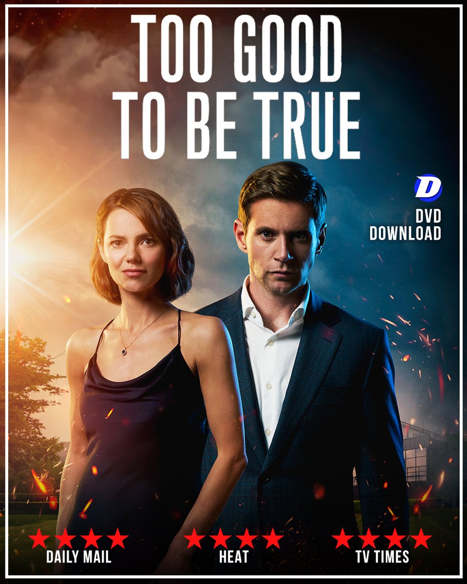 Too Good To Be True - Own it now on DVD & Download! 🇬🇧💿 EastEnders star & Strictly winner Kara Tointon heads up this gripping new series! ★★★★ Daily Mail ★★★★ Heat ★★★★ TV Times Order here: tinyurl.com/toogoodtobetru…