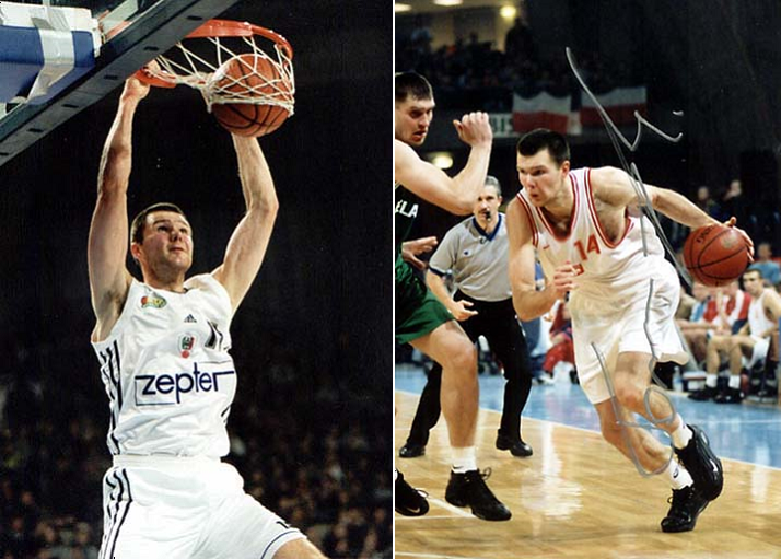 W #KoszKadra Dominik Tomczyk zaliczył 67 występów 🇵🇱 Z reprezentacją trenera Eugeniusza Kijewskiego zajął 7. miejsce na mistrzostwach Europy 1997 w Barcelonie ⛹🏻‍♂️ Tomczyk trafił także do najlepszej piątki tych mistrzostw 🔝 #HejŚląsk #HalaStulecia #PLKpl #OrlenBasketLiga