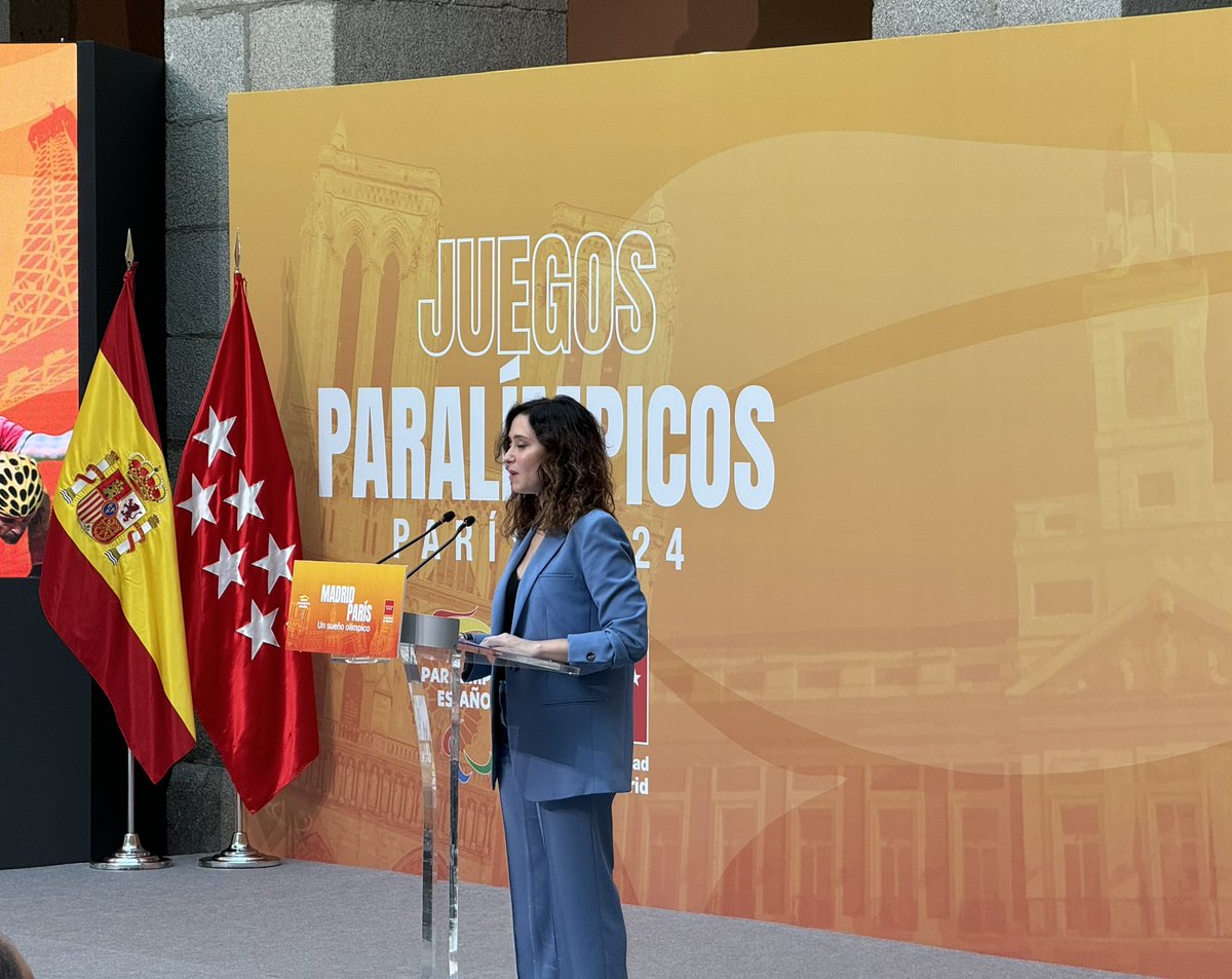 Muchas gracias a la presidenta de la Comunidad de a Madrid, @IdiazAyuso por su recibimiento y apoyo a los deportistas en el día de hoy 👏