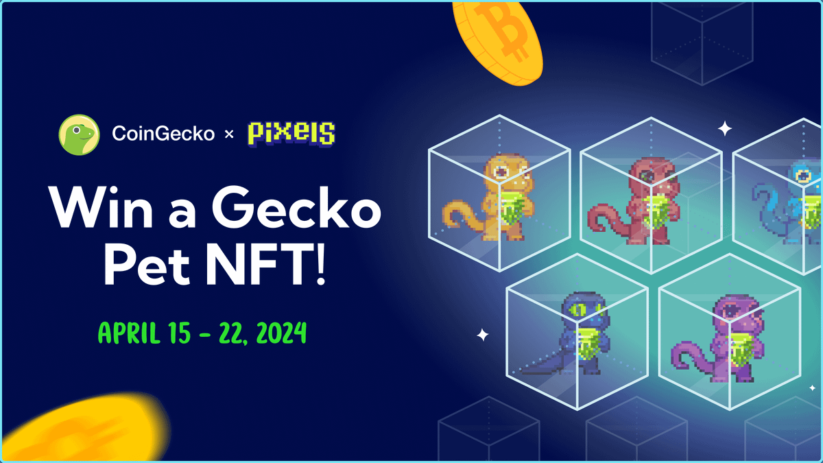 It’s game time! 🎮 We’ve teamed up with @pixels_online to give away 15 exclusive Gecko-themed Pixels Pets! Win a Gecko Pet as your forever companion in your Pixels adventure. 👾 Candies cost: 100 🍬 Join now ➡️ gcko.io/hepujwk