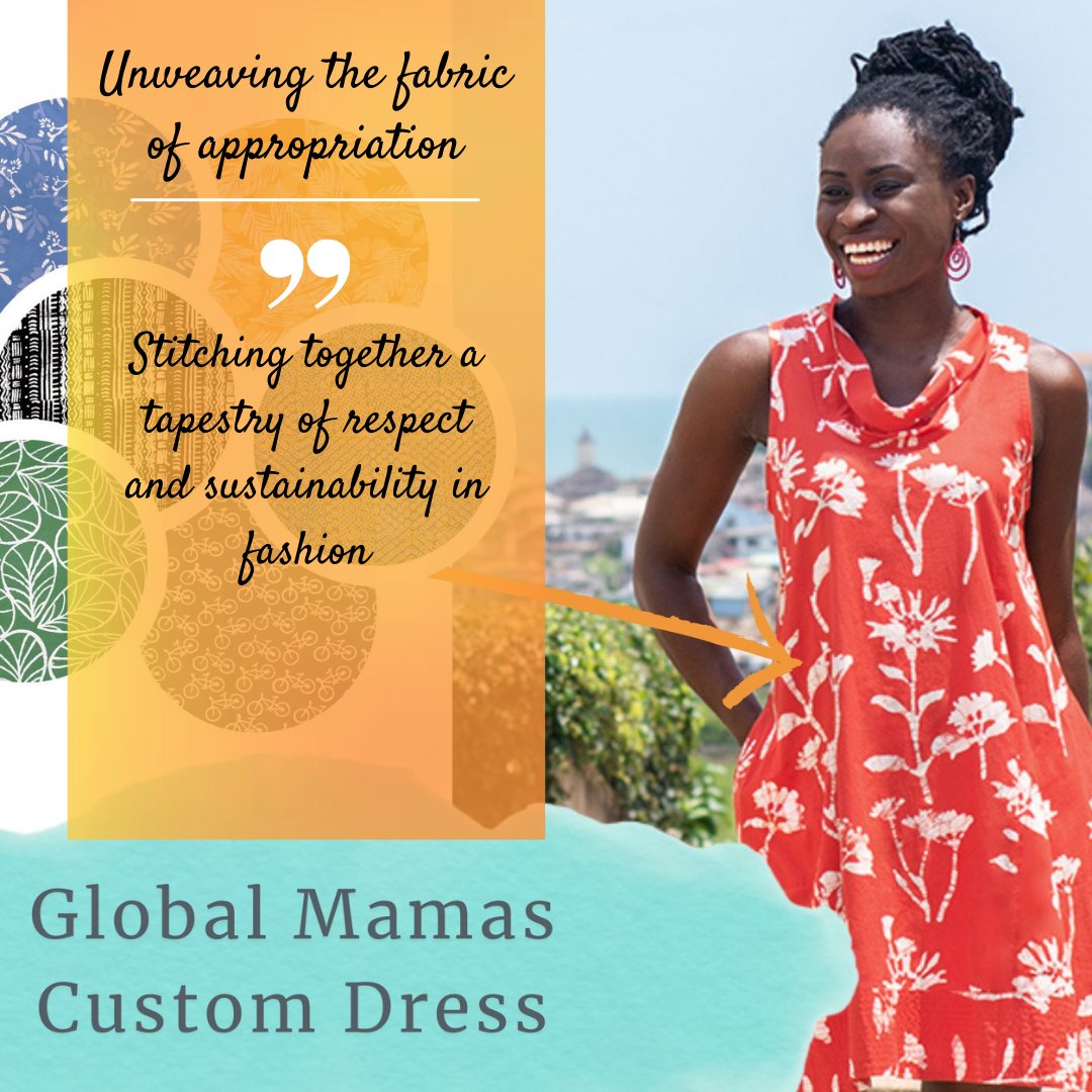 Cultural appropriation in fashion often overlooks the deep heritage and meaning behind traditional designs. Credits: @Global Mamas #FashionRevolution #FairTradeFashion #SustainableStyle