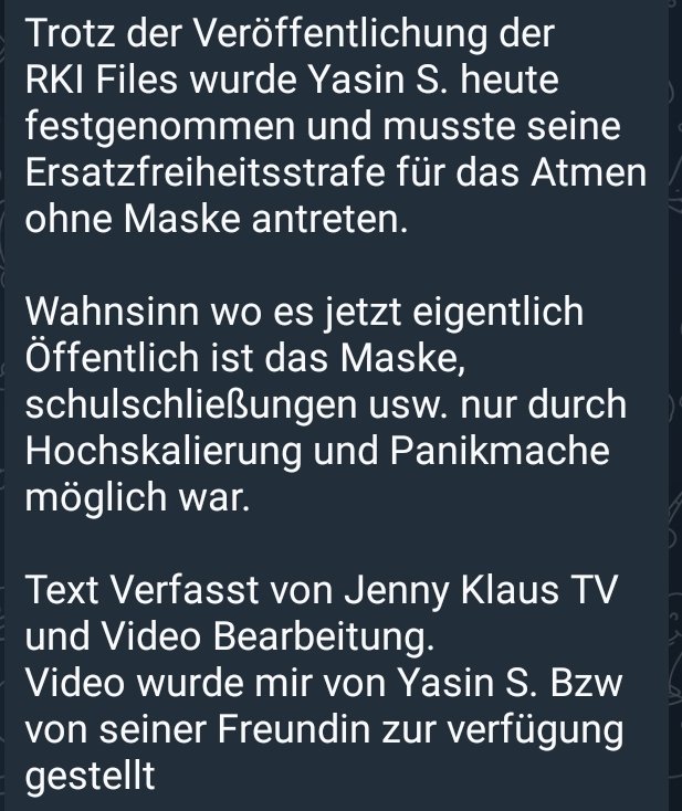 BismarckOt82951's tweet photo. NICHTS IST VORBEI‼️
#Coronafake #Impfterror #Aufarbeitung https://t.co/aYsKEuVvDP