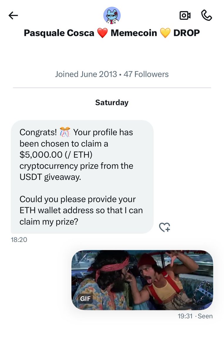 My fav reply to scammers 😂