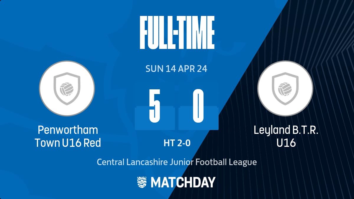leylandbtrfc's tweet photo. u16s defeat yesterday! Stu(manager and coach): "Tough game today against a physical Penwortham team who saw 1 red and 3 yellows. 5-0 defeat with few positives to write about. Definitely not our best game!!" https://t.co/LtWAw0wLVg
