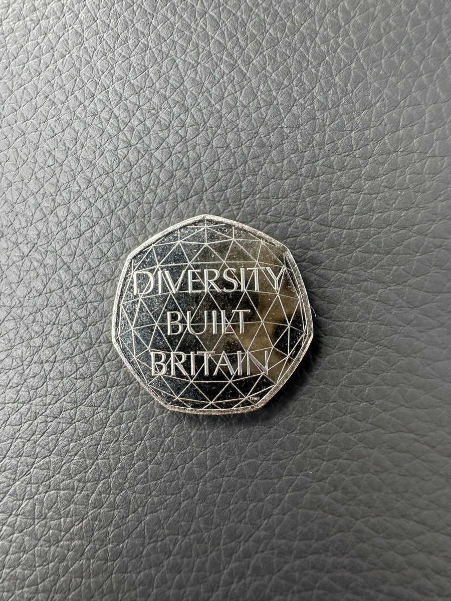 I’m probably a bit slow on this as it’s a QE2 50p piece. But who the hell decided to put these lies on the back of our coinage??? Drip drip drip of rubbish propaganda from people like #SadiqKhan & now the RoyalMint are at it.