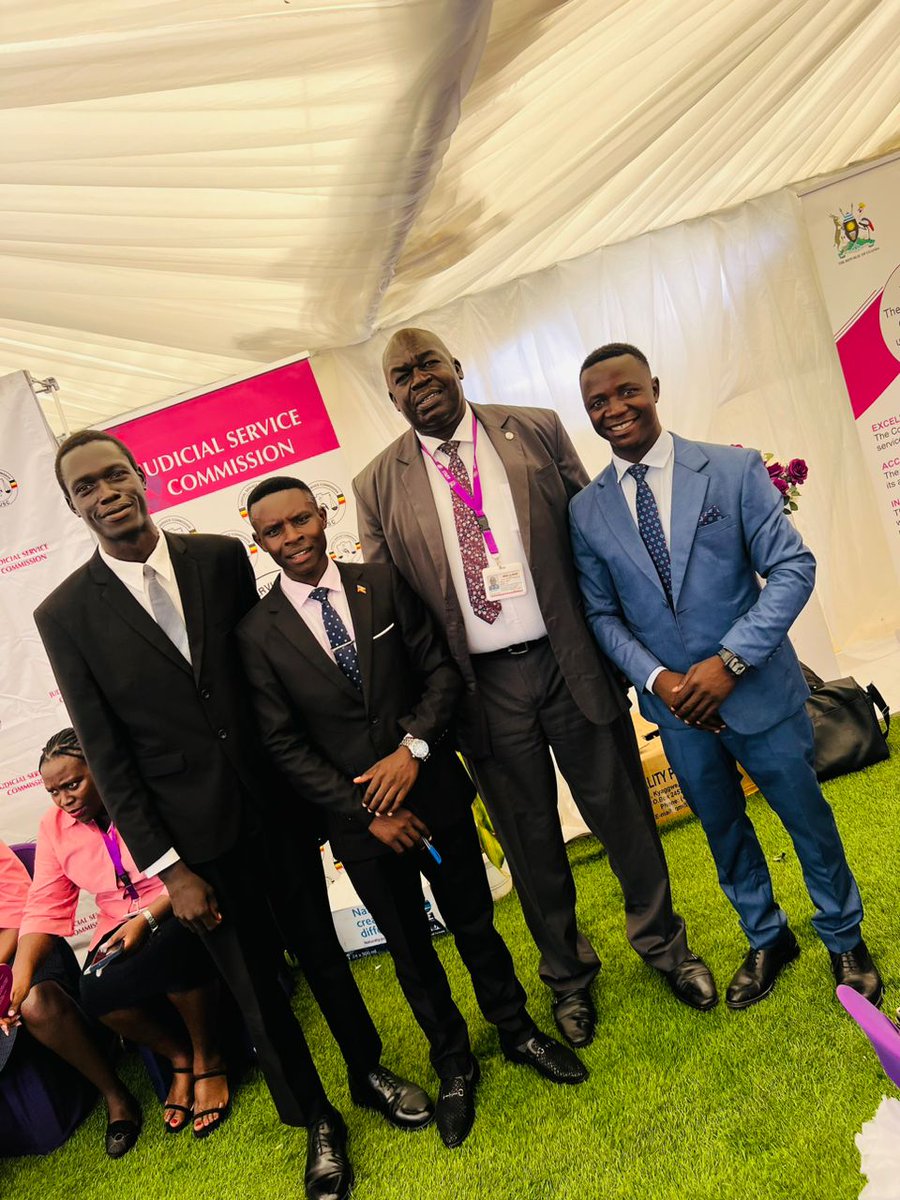 LivingMuhumuza's tweet photo. @AmeoJennifer @JSCUganda A Very welcoming Commissioner welcomed us to the tent and he is doing great work. @JSCUganda https://t.co/vuhVPbh6PN
