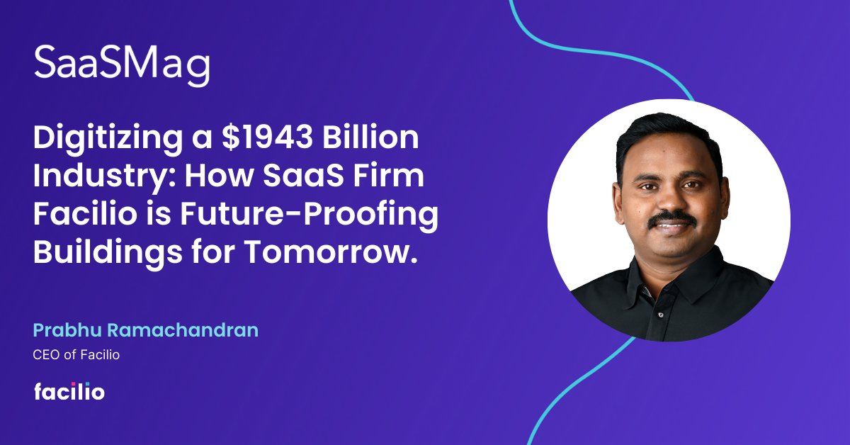 In this exclusive interview with <a href="/saasmag/">SaaS Mag</a> , <a href="/PrabhuFacilio/">Prabhu</a>  talks about the vision and passion that drives us everyday, and shares valuable insights for other founders looking to build an enterprise SaaS business. 🎯

Read on, using the link below👇saasmag.com/digitizing-a-1…