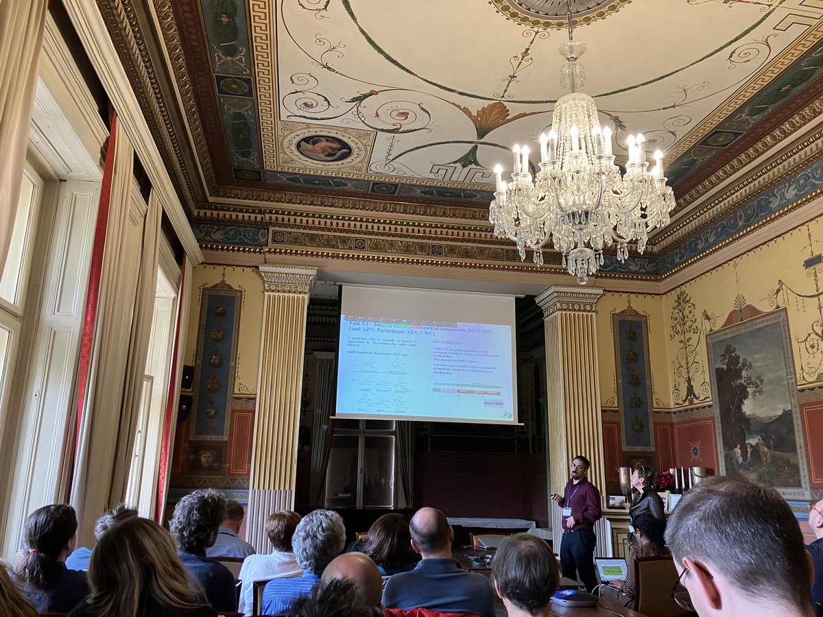 📢 We successfully kicked off our 2nd #BlueRemediomics in-person General Assembly in Prague this morning at the beautiful Vila Lanna! A great introduction by co-coordinator @robdfinn from @embl was followed by a first round of discussions and scientific talks & WP updates👇