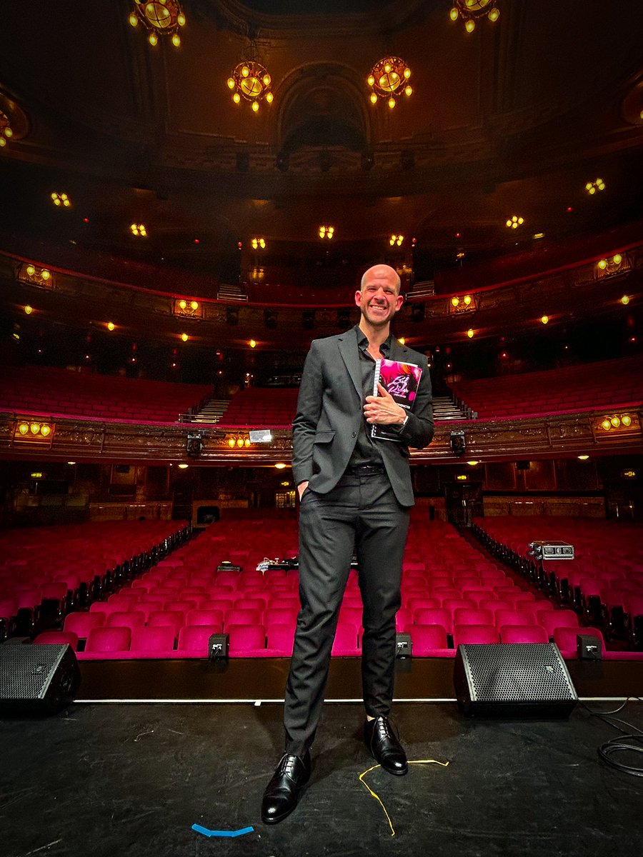 Still can’t get over I conducted my orchestrations and arrangements on the @LondonPalladium stage last night. Dreams do come true. @CoolRiderLIVE you are my family #thinkpink