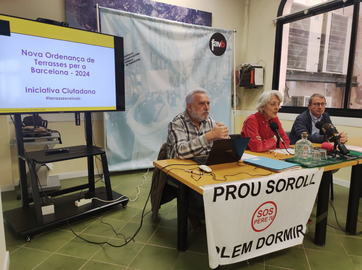 🔴 COMUNICAT | Presentada la iniciativa ciutadana per reclamar una nova Ordenança de Terrasses a Barcelona TEXT SENCER ➡️ favb.cat/comunicat/pres…