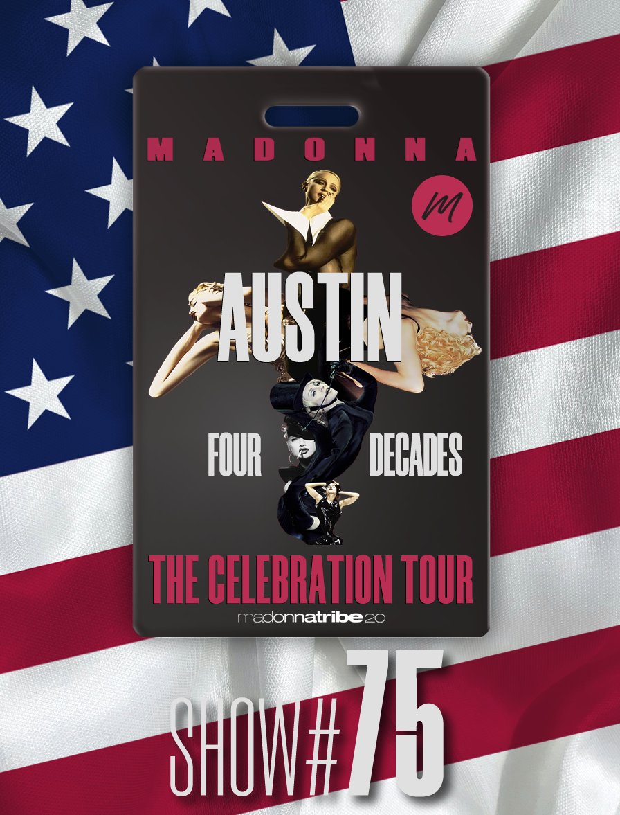 mtribefrance's tweet photo. Ce soir au Moody Center à Austin, dernier concert du Celebration Tour aux États-Unis.🇺🇸
#Madonna #MadonnaCelebrationTour #Show75 https://t.co/fpSNHnGWqP