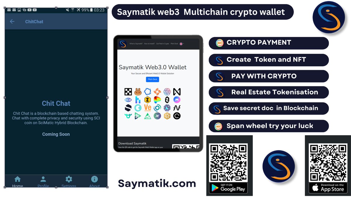 Temukan masa depan pengelolaan mata uang kripto dengan Dompet Web3 Saymatik. Aman, terdesentralisasi, dan dirancang untuk penggemar kripto modern. #Saymatik #Web3 #TeknologiBlockchain #beritaupdate