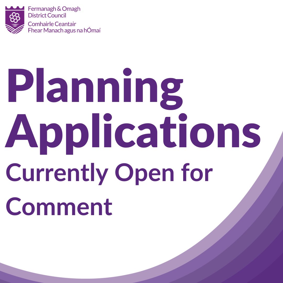 Did you know that you can view Planning Applications received weekly and that are currently open for comment on Fermanagh and Omagh District Council's website. Click on the link: bit.ly/3Uagbx2
