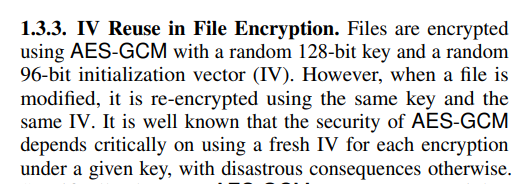 good paper about bad crypto: 'Breaking E2EE in Nextcloud' (by @martinralbrecht M. Backendal D. Coppola @kennyog) eprint.iacr.org/2024/546.pdf