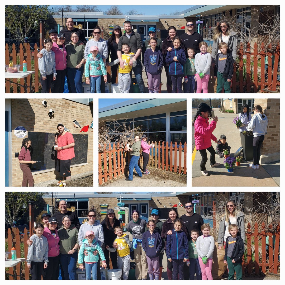 What a great turn out for our annual beautification at Coolidge! Thank you to everyone who came out to help, it looks amazing! <a href="/CoolidgeCougars/">Coolidge Cougars</a> <a href="/stark_kellie/">Kellie Stark</a> #livoniapride