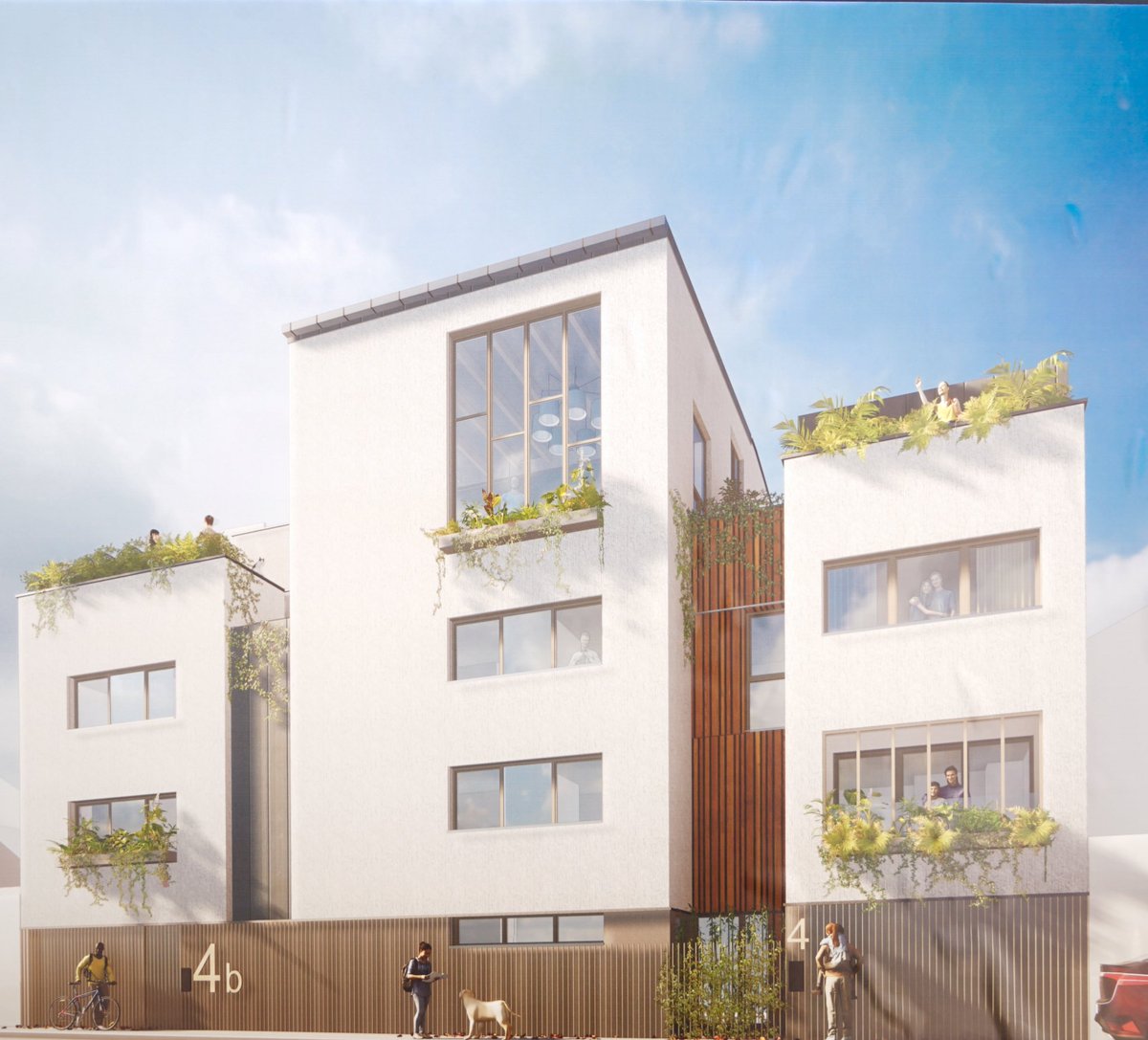 GrandReims's tweet photo. Présentation du projet : Croix Saint-Marc à Reims. Un programme de 10 logements réalisé dans le cadre du Nouveau Programme de #Renouvellement Urbain qui s’inscrit dans la stratégie d’Engagement Responsable de @Reimshabitat, en appliquant le réemploi de matériaux et d’équipements. https://t.co/iHYTtcV55h