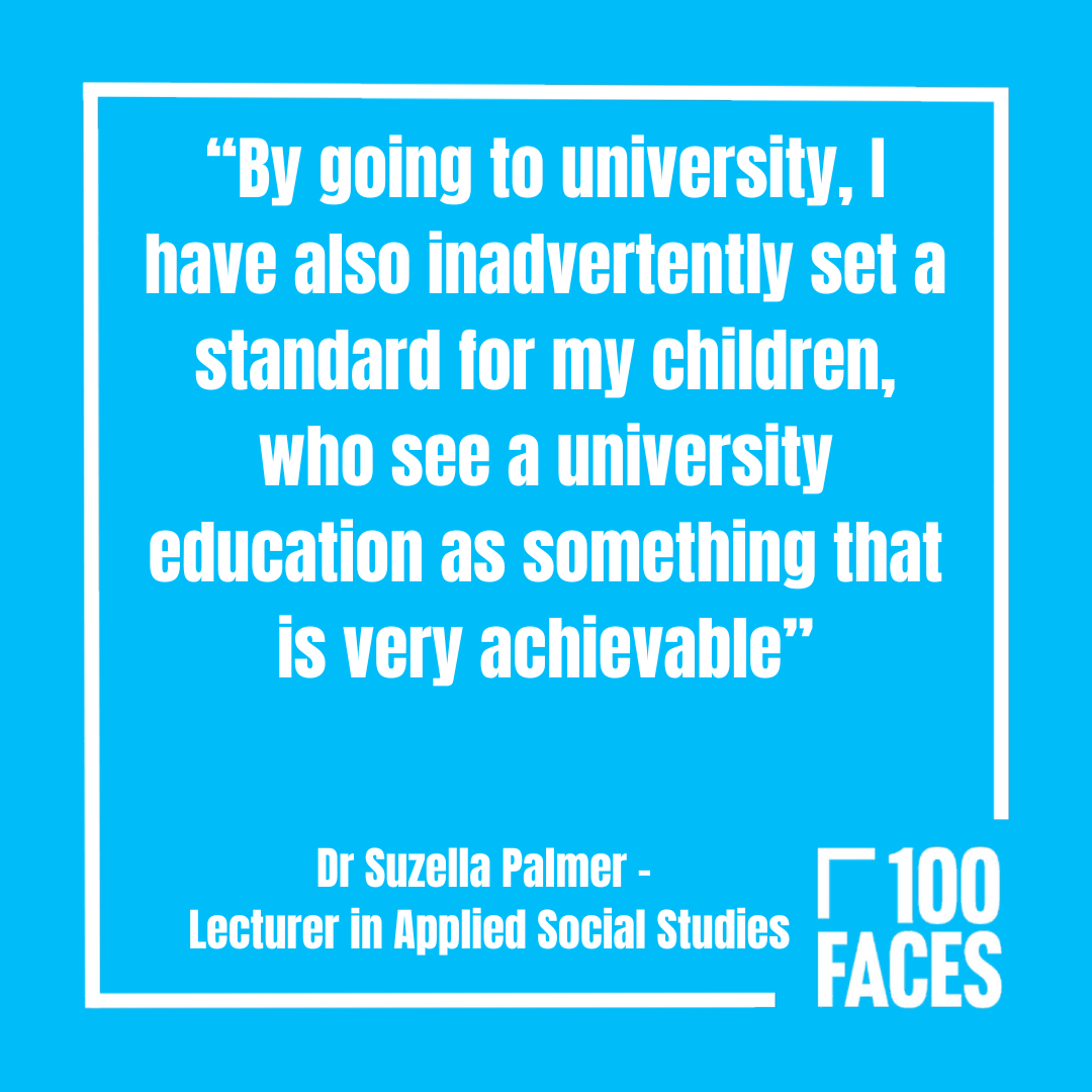 💬'A university #education has transformed my life by giving me the knowledge, skillset & #confidence to recognise & achieve my potential academically.” – Dr @SuzellaPalmer, Senior Lecturer in Applied Social Studies at the @uniofbeds via the @UniversitiesUK #100Faces campaign 🌟
