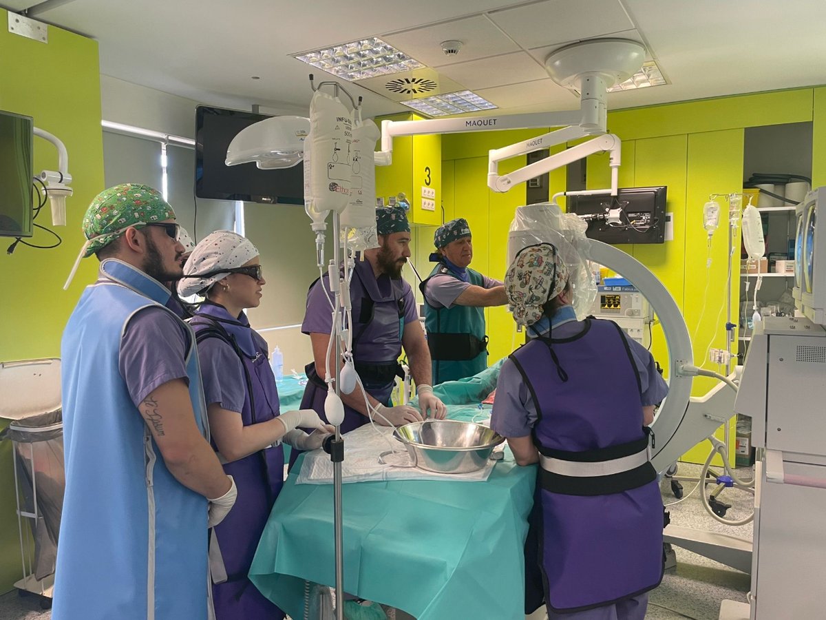SERVEI - Radiología Vascular Intervencionista (@serveisoc) on Twitter photo ¡Cómo se lo pasaron nuestros #fellowRVI en el III Curso de Embolización de <a href="/BaltSpain/">Balt Spain Medical</a> !
Jornadas intensas de trabajo 😅 perfeccionando técnicas, resolviendo dudas y creando lazos profesionales.
¡El futuro de la #RadiologíaIntervencionista está en buenas manos! 🙌 ¡Cómo se lo pasaron nuestros #fellowRVI en el III Curso de Embolización de <a href="/BaltSpain/">Balt Spain Medical</a> !
Jornadas intensas de trabajo 😅 perfeccionando técnicas, resolviendo dudas y creando lazos profesionales.
¡El futuro de la #RadiologíaIntervencionista está en buenas manos! 🙌