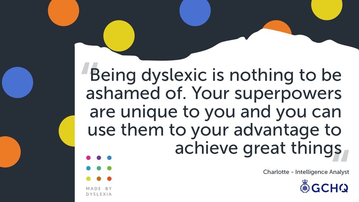 Charlotte and Rob spoke to the brilliant @MadeByDyslexia about how their dyslexia can be used to their advantage in their work.

Watch the whole vodcast ➡️ youtube.com/watch?v=Ez7hc7…
