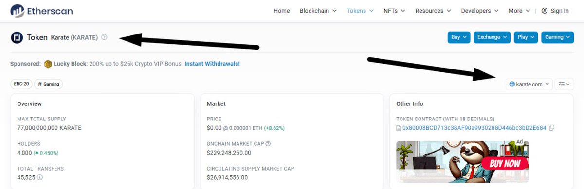 oi6kYabErTIBXzw's tweet photo. We waited, now $KARATE is on @etherscan with the logo and all the necessary links, cool π
@KarateCombat @onlylarping
#karatecombat #karate #KC45 #TOKEN2049 #cryptokarate https://t.co/eU7FpaH3pg