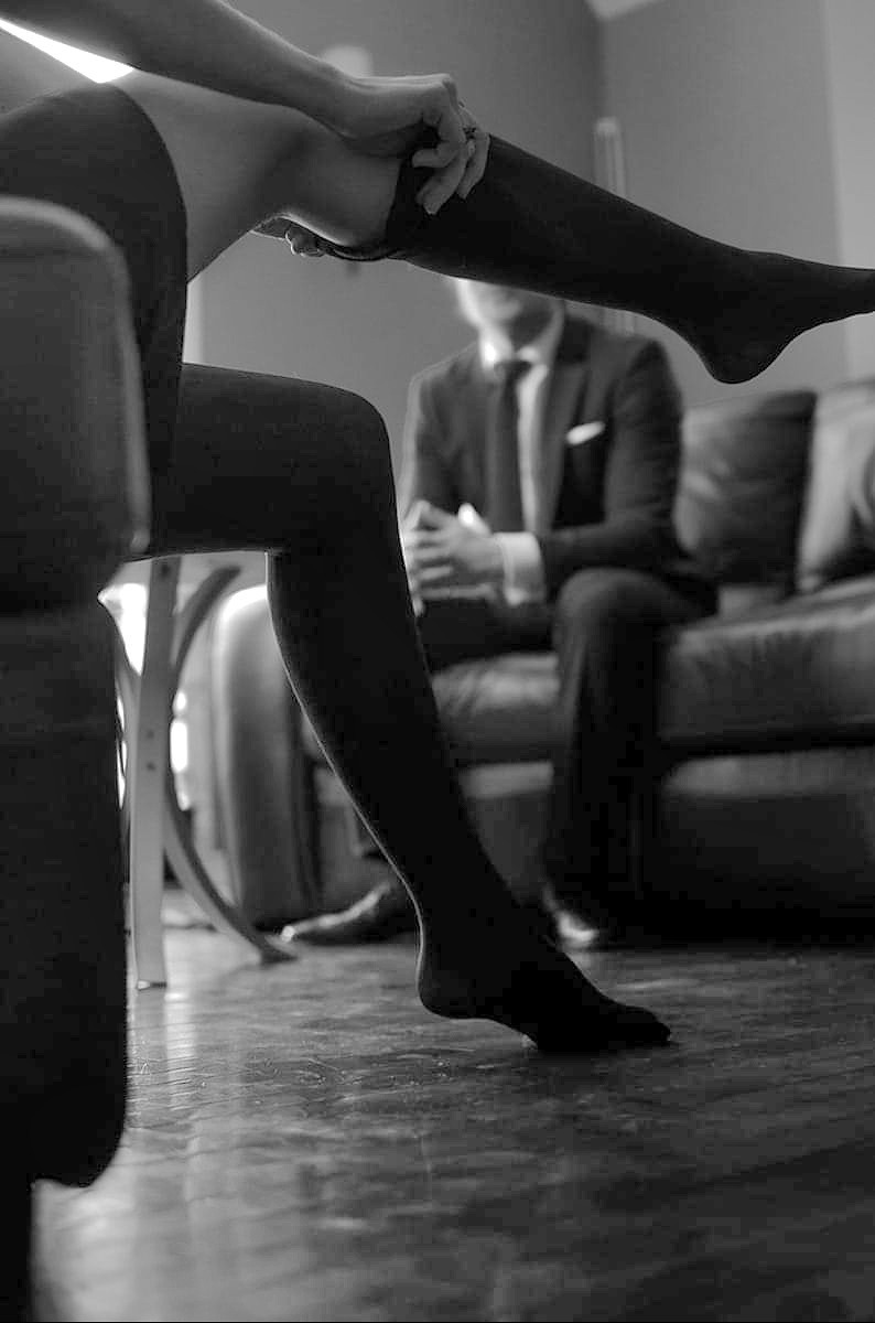 I like to watch you dress up for the day... Knowing how I'd rip it all off tonight and reclaim you as Mine
