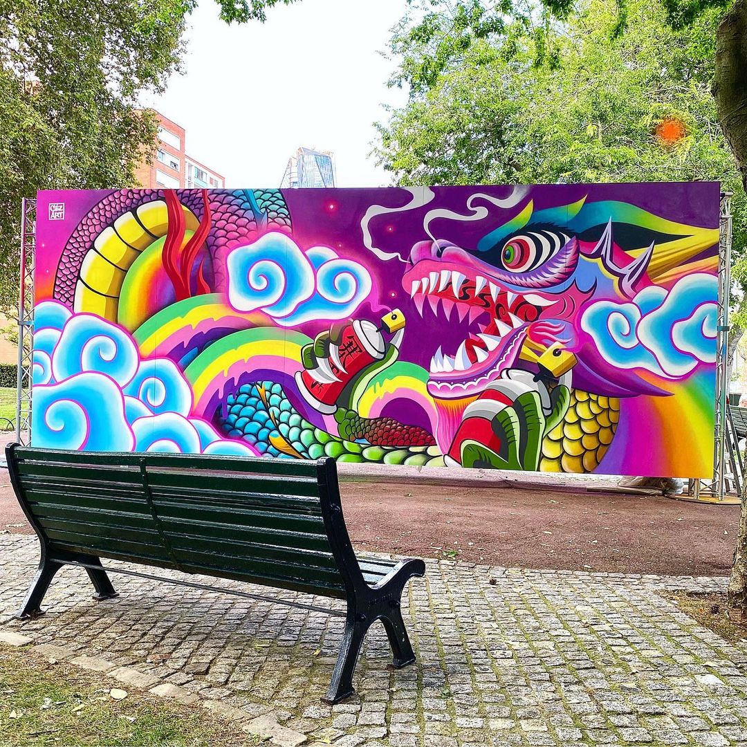 #Streetart by #CÉZART @ #Puteaux, France, for #NotoriousBrand
More pics at: barbarapicci.com/2024/04/15/str…
#streetartPuteaux #streetartfrance #francestreetart #arteurbana #urbanart #murals #muralism #contemporaryart #artecontemporanea