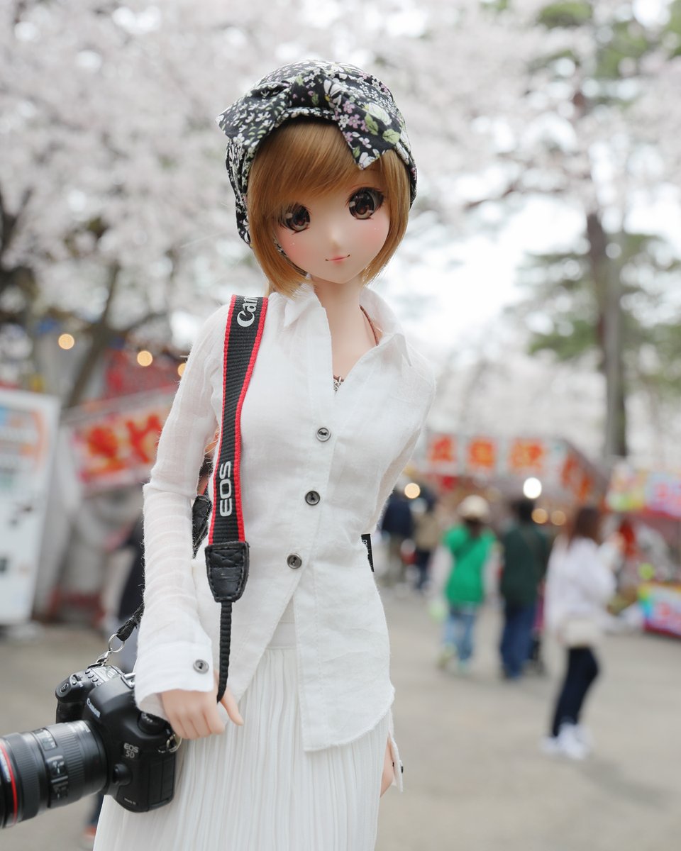 花見。🌸🙂 #スマートドール #smartdoll #高田公園 #高田城址公園