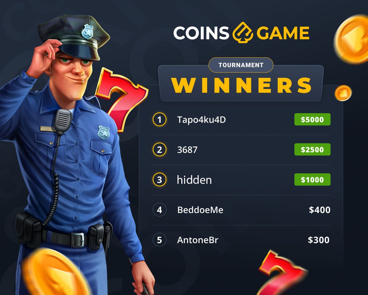 CoinsGame's tweet photo. TEST YOUR LUCK AND BE REWARDED
🏅Weekly tournament at https://t.co/0scVzvNRgC is your chance to win $5,000.😞

Join the tournament at https://t.co/3rtP3L5wfp It's time to show what you've got! 👉 https://t.co/Ggig1dX3QW https://t.co/c3Jfr3G4N6