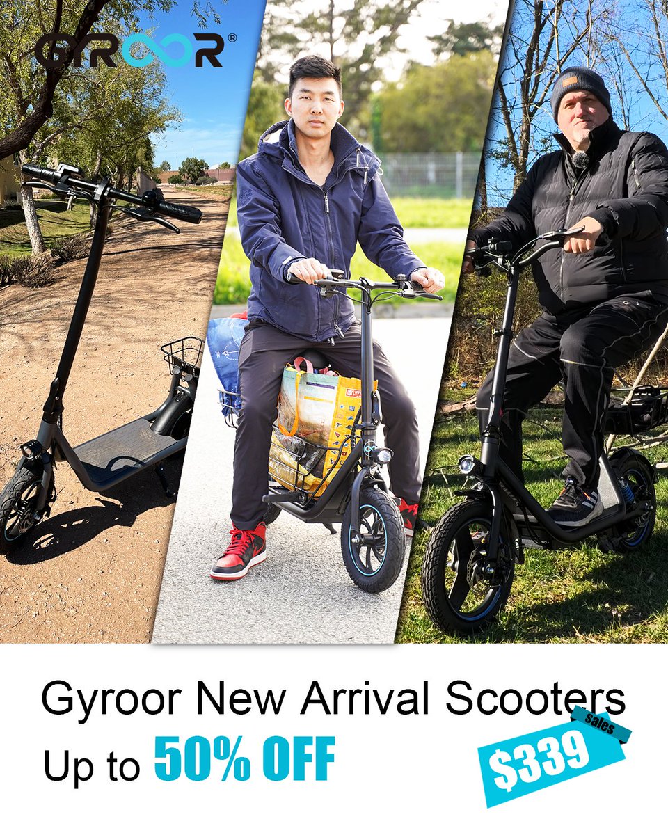 Choose yours by your need✅
Standing scooter/ Walking the pets scooter/ More excellent performance scooter🛴
.
Click it for more>> gyroorboard.com
.
.
.
#gyroor #NewArrival #NewArrivals2024 #gyroorscooter #electricscooter #escooter