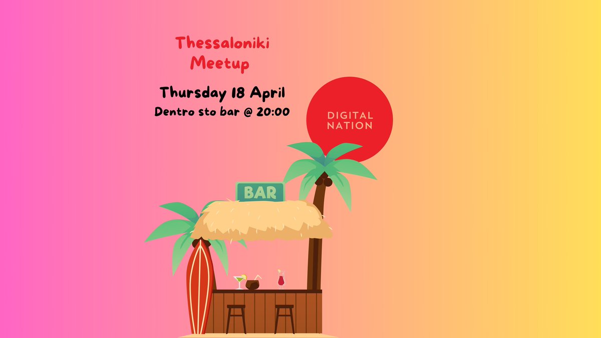 Το ανοιξιάτικο event για marketers & digital marketers στη Θεσσαλονίκη. Αν θέλετε έμπνευση και γνωριμίες ελάτε για ένα ποτάκι την Πέμπτη. facebook.com/events/8220105…