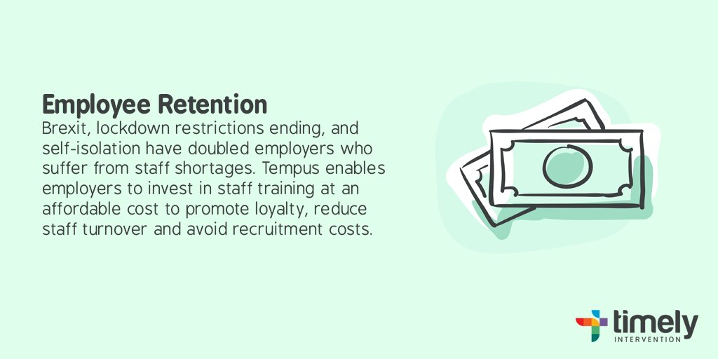 Don't suffer staff shortages, keep your employees engaged and skilled up with Timely Talent by Timely Intervention. Visit timelyintervention.co.uk/talent/ and book a call! #employeeretention #talentdevelopment #skills