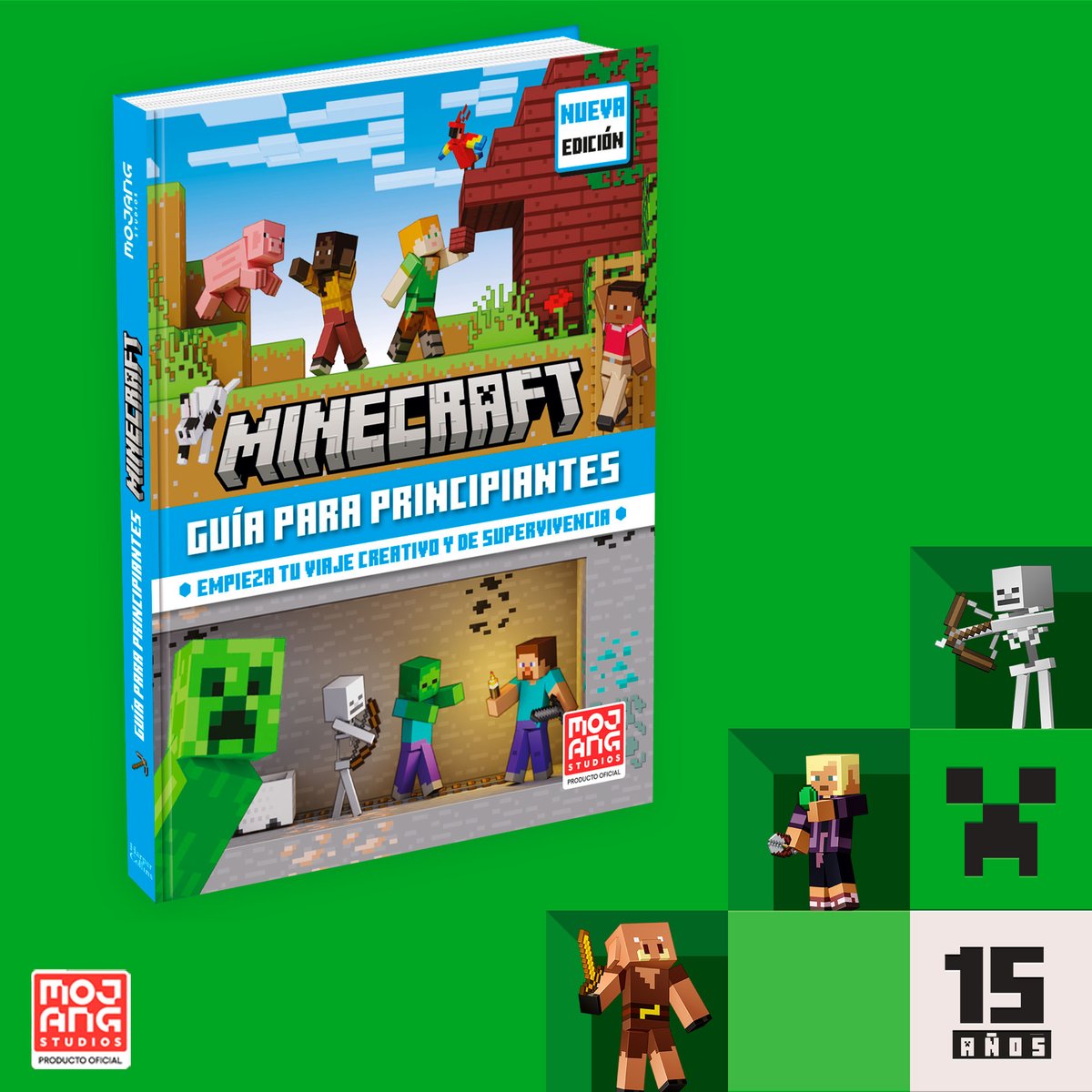 🚀 ¿Quieres conocer el secreto detrás del éxito del videojuego más vendido de todos los tiempos y por qué cumple 15 años? 📘 #Minecraft GUÍA PARA PRINCIPIANTES te ayudará a descubrirlo. Prepárate para una aventura llena de diversión, creatividad y bloques pixelados.