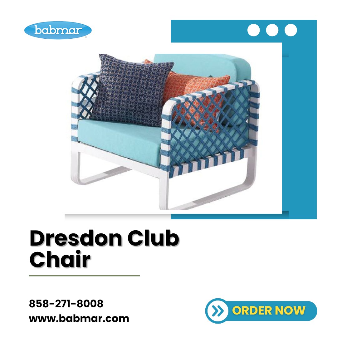 BabmarOutdoor's tweet photo. Reading your favourite book in a serene garden area is simply mesmerizing! Here, the Dresdon Club Chair acts as an amazing companion to provide a comfy seating place  
.
Order Now: https://t.co/vSO4Je55DH
.
#dresdoncollection #clubchair #chair #furniture #furniturestore #babmar https://t.co/cqXdqEutxH