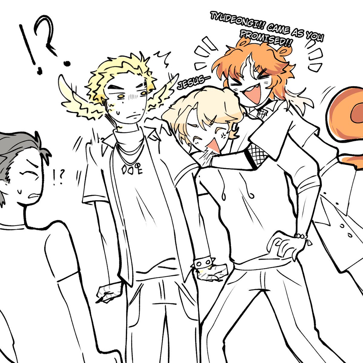 najsteezers's tweet photo. ATEEZ: Aniteez gijinka au pt.3 (1/2)
#ATEEZ #ATEEZfanart #aniteez https://t.co/jxNwWne8cA