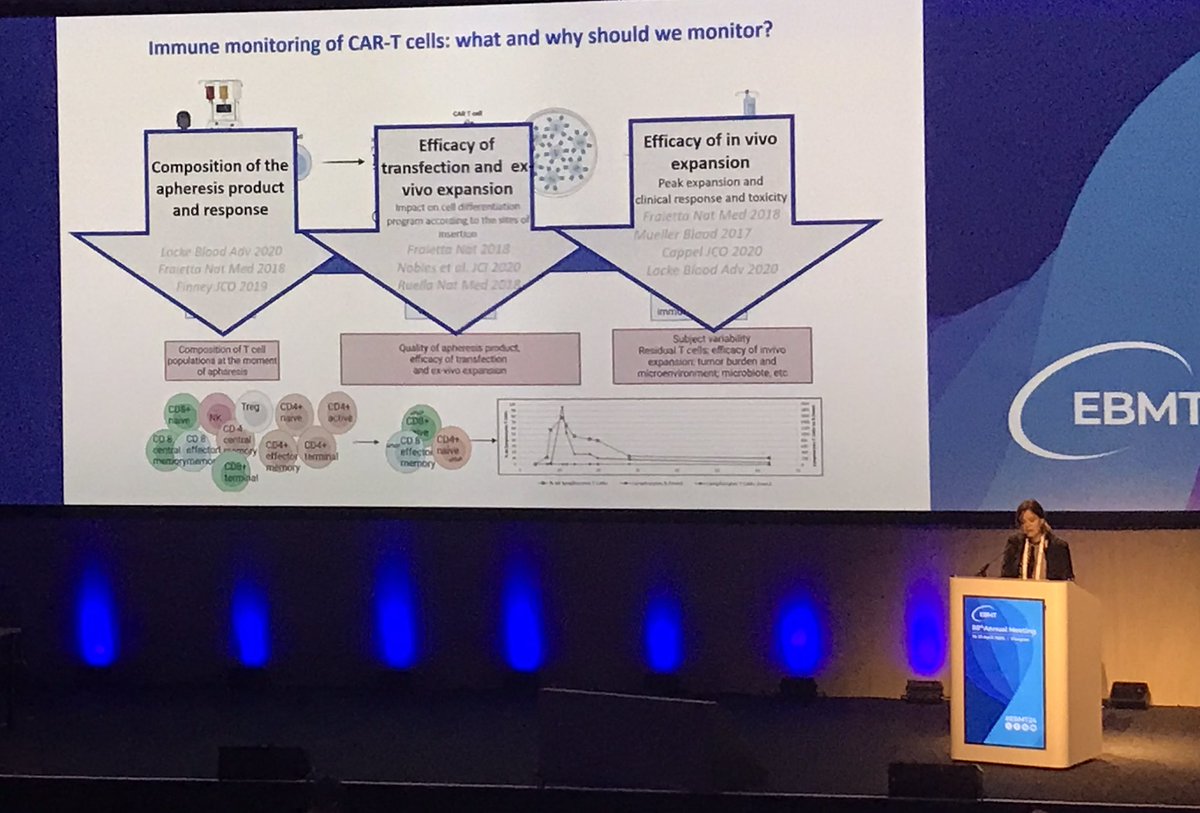 Immune monitoring in setting of CART, why and what?🤪 The wonderful @pagliuca_simona guides through this labyrinth #EBMT24 @TheEBMT_Trainee