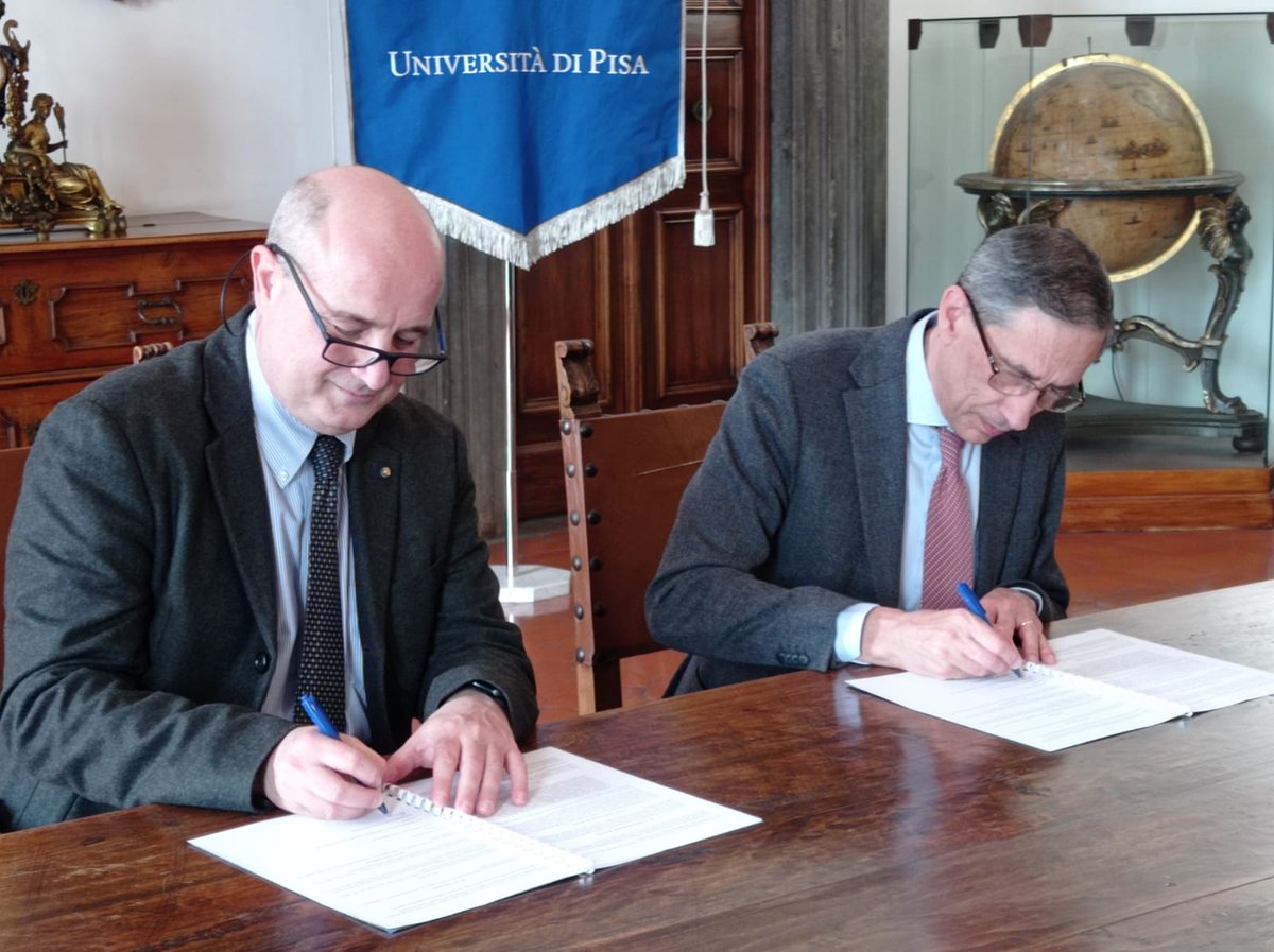 L'#OGS ha firmato oggi l'accordo con l' <a href="/Unipisa/">Università di Pisa</a> per promuovere, sviluppare e consolidare opportunità e iniziative di collaborazione nel campo delle Scienze della Terra e del Mare. Più info ogs.it/it/press/accor…