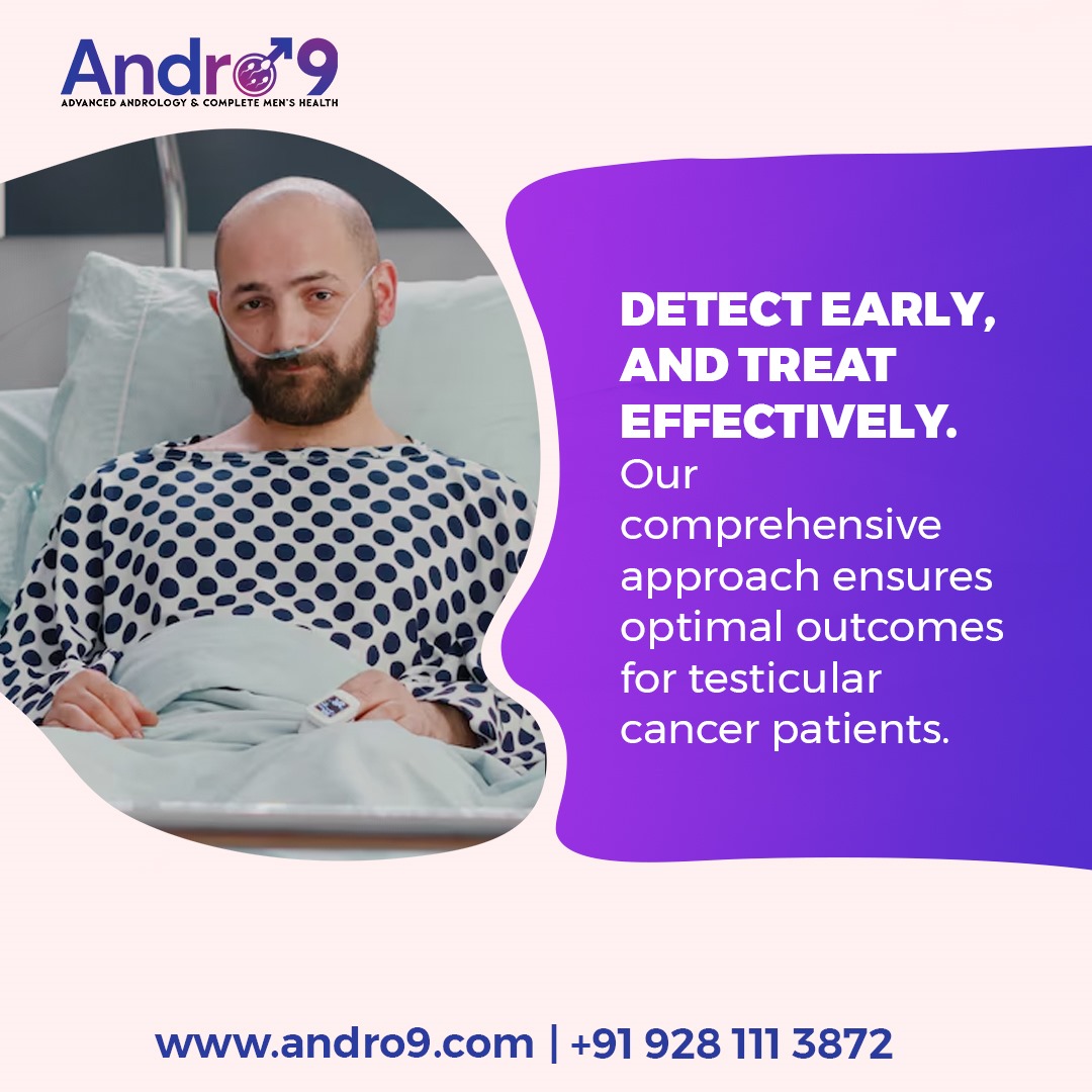 Detect early, and treat effectively.
Our comprehensive approach ensures optimal outcomes for testicular cancer patients.
#Andro9 #Andro9Hospitals #MaleInfertility #MaleFertility #Sperm #family #SpermHealth #AndrologyClinic #testicularcancer