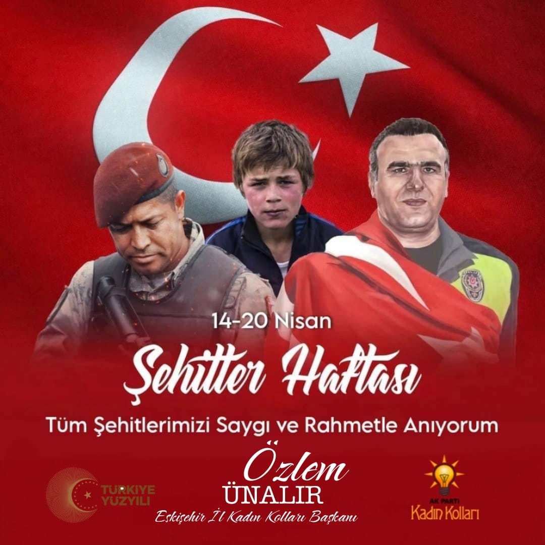 Vatanımızın Bölünmez bütünlüğünü sağlamak için canlarını ortaya koymuş olan tüm Şehitlerimizi rahmet ve minnetle anıyorum. #ŞehitlerÖlmezVatanBölünmez #ŞehitlerHaftası