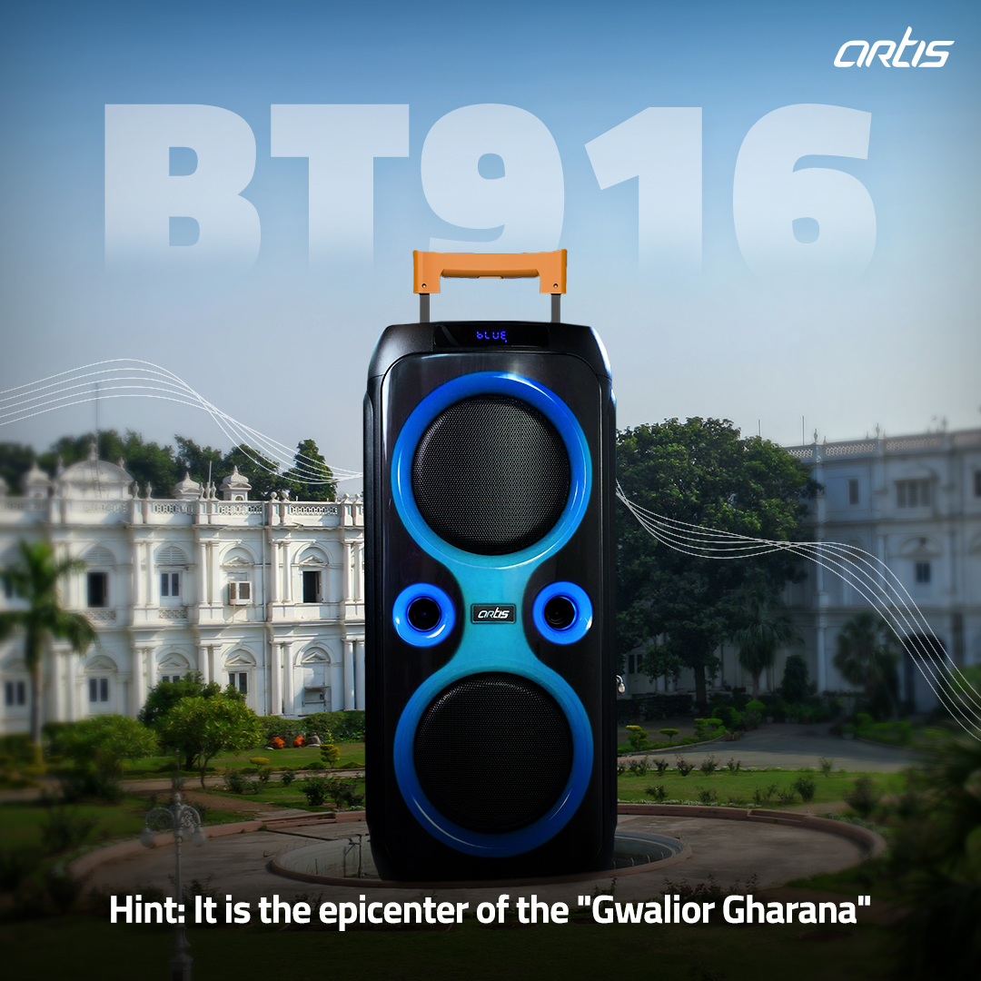 We think we literally gave it all away this time! 😇😉

#Artis #SoundsBetter #LoveYourSound #Speaker #PartySpeaker #BT916 #GuessTheCity #MuscialCity #India #Music #DoYouKnow